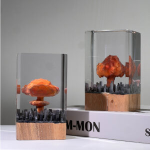 Small Night Lamp Decoration Atomic Bomb Explosion Mushroom Resin Crafts